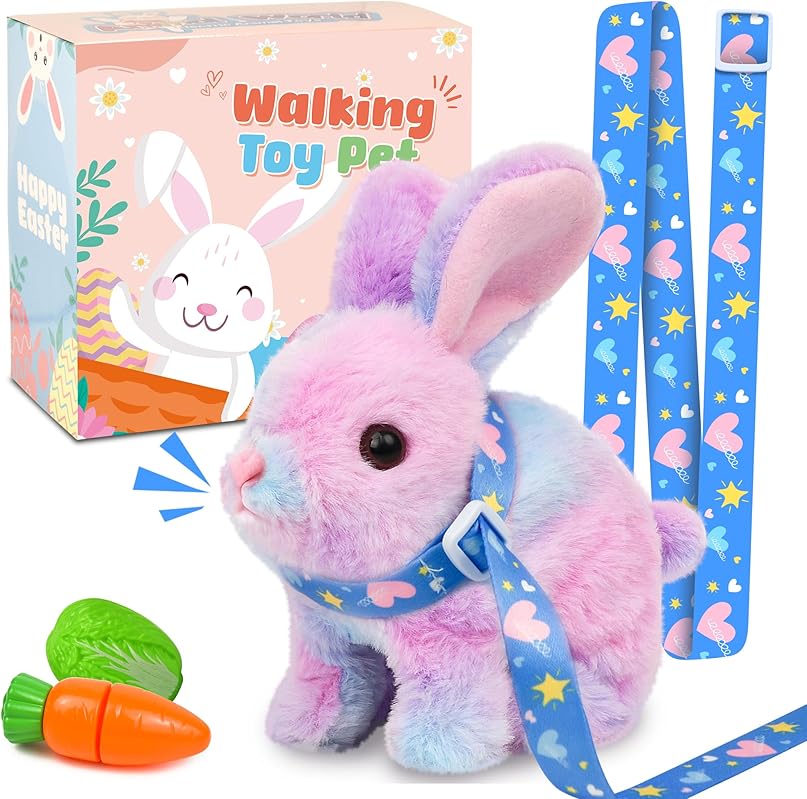 Bunny Pal Robot - My Realistic Rabbit Toy Colorful