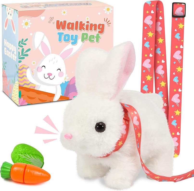 Bunny Pal Robot - My Realistic Rabbit Toy White